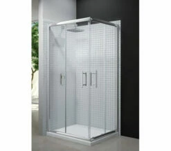 Merlyn 6 Series Corner Double Sliding Door Shower Cubicle 800 X 1900mm