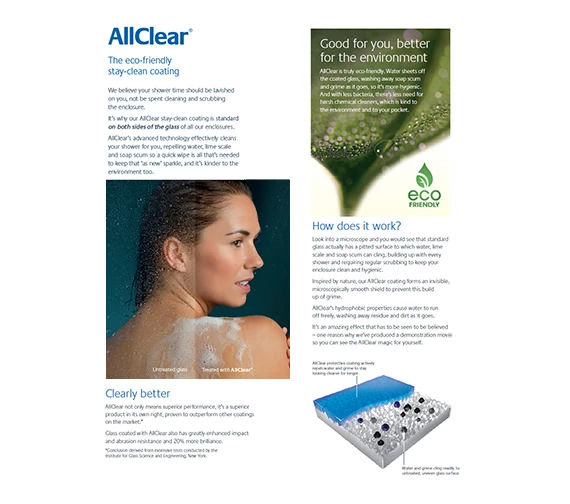 Lakes Classic Silver Frame Corner Entry Enclosure - CL1C075S 3 Lakes Classic Silver Frame Corner Entry Enclosure - CL1C075S - Image 3