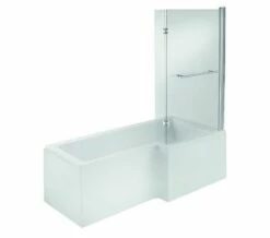 Trojan Elite L Shaped 1675 X 700-850mm Encapsulated Baseboard Shower Bath -UK Bathroom Products Sales 2024 M 2015 2 18 7 7 55 855