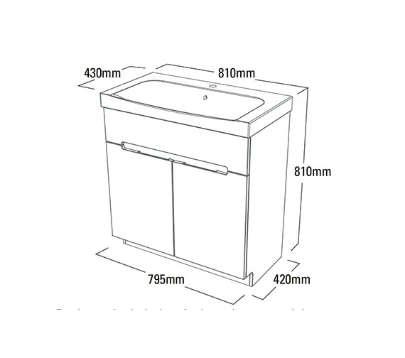 Roper Rhodes Diverge 810mm High Freestanding Unit 3 Roper Rhodes Diverge 810mm High Freestanding Unit - Image 3