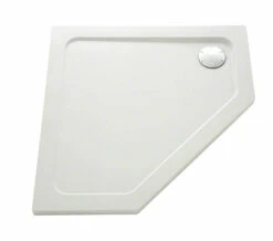 Mira Flight Low Pentagon White Shower Tray 900 X 900mm - 1.1697.016.WH -UK Bathroom Products Sales 2024 M 2015 3 27 7 1 4 324.1697.016.WH 1 mn 1