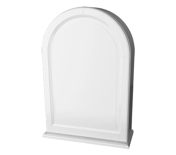 Miller Traditional 1903 Arched Framed White Cabinet 494 X 706mm 1 Miller Traditional 1903 Arched Framed White Cabinet 494 X 706mm