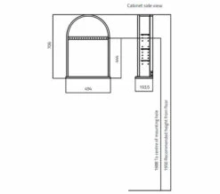 Miller Traditional 1903 Arched Framed White Cabinet 494 X 706mm 5 Miller Traditional 1903 Arched Framed White Cabinet 494 X 706mm -UK Bathroom Products Sales 2024 M 2015 3 9 11 18 38 121