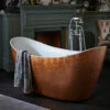 Heritage Hylton Freestanding Copper Effect Acrylic Bath 1735 X 730mm