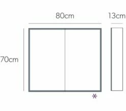 HIB Qubic Double Door LED Aluminium 700mm Height Mirror Cabinet 10 HIB Qubic Double Door LED Aluminium 700mm Height Mirror Cabinet -UK Bathroom Products Sales 2024 M 2016 1 22 6 12 41 888