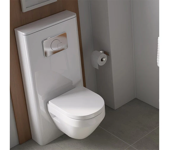IMEX Flite 550mm White Gloss WC Cistern Frame Furniture Cover 3 IMEX Flite 550mm White Gloss WC Cistern Frame Furniture Cover - Image 3