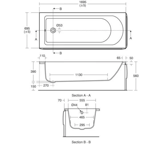 Ideal Standard Tesi White Idealform Plus Bath 3 Ideal Standard Tesi White Idealform Plus Bath - Image 3