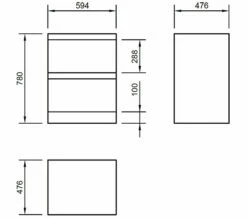 IMEX Flite White 600mm Double Drawer Floor Standing Unit And Basin 7 IMEX Flite White 600mm Double Drawer Floor Standing Unit And Basin -UK Bathroom Products Sales 2024 M 2016 11 30 10 28 15 109