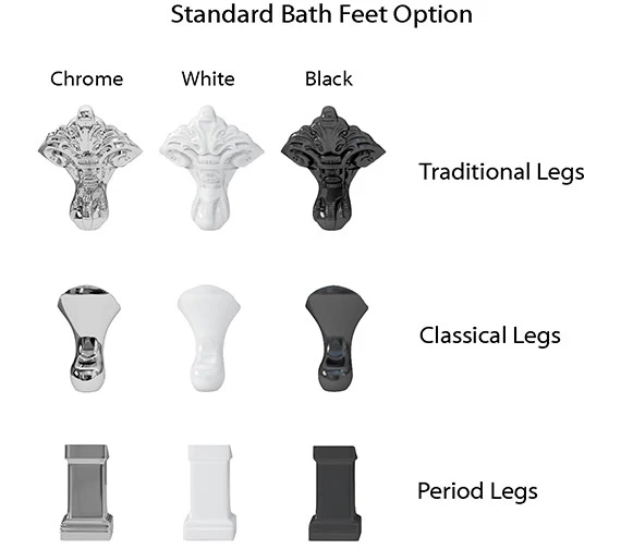 Burlington Windsor White Freestanding Double Ended Bath 6 Burlington Windsor White Freestanding Double Ended Bath - Image 6