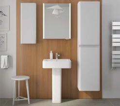 IMEX Flite Gloss White 400 X 1700mm Double Door Tall Storage Unit -UK Bathroom Products Sales 2024 M 2016 12 1 7 5 43 635