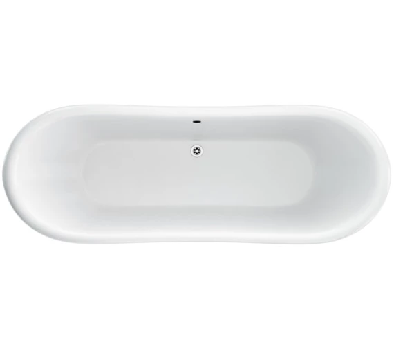 Burlington Admiral 1775 X 885mm White Freestanding Soaking Bath 3 Burlington Admiral 1775 X 885mm White Freestanding Soaking Bath - Image 3