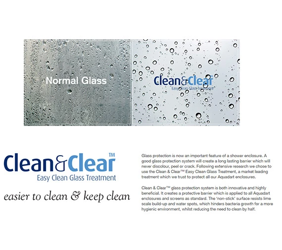 Aquadart Wetroom 8 Polished Silver 2000mm Height Walk-In Shower Glass Panel 4 Aquadart Wetroom 8 Polished Silver 2000mm Height Walk-In Shower Glass Panel - Image 4