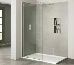April Prestige Frame-less 2000mm High Wetroom Glass Panel