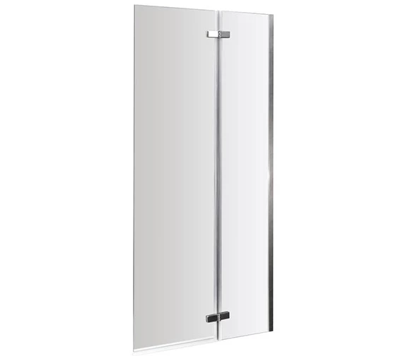 Nuie Ella 745 X 1400mm Square Hinged Bath Screen 1 Nuie Ella 745 X 1400mm Square Hinged Bath Screen