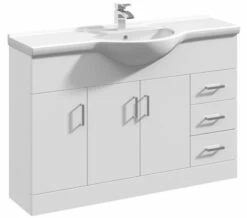 Nuie Mayford 1200mm Floor Standing White 3 Door 3 Drawer Cabinet And Basin 4 Nuie Mayford 1200mm Floor Standing White 3 Door 3 Drawer Cabinet And Basin -UK Bathroom Products Sales 2024 M 2016 9 7 12 56 19 555