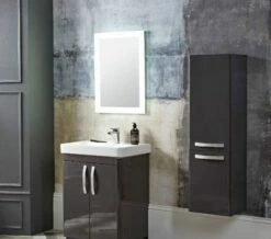 Tavistock Compass 350 X 1200mm Two Door Wall Hung Storage Column Unit