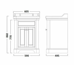 Tavistock Vitoria Freestanding Basin Unit 600mm 8 Tavistock Vitoria Freestanding Basin Unit 600mm -UK Bathroom Products Sales 2024 M 2017 1 24 7 33 41 238