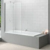 Merlyn Ionic Two Panel Folding Bathscreen 1100 X 1500mm