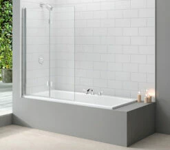 Merlyn Ionic Two Panel Folding Bathscreen 1100 X 1500mm