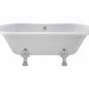 Hudson Reed Kingsbury Double Ended Freestanding Acrylic Bath White