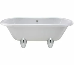 Hudson Reed Kingsbury Double Ended Freestanding Acrylic Bath White -UK Bathroom Products Sales 2024 M 2017 1 4 14 18 0 440