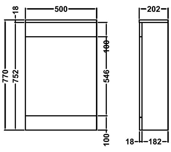 Nuie Mayford 500mm Gloss White Back-To-Wall WC Unit And Concealed Cistern 3 Nuie Mayford 500mm Gloss White Back-To-Wall WC Unit And Concealed Cistern - Image 3