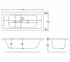 Roca The Gap Double Ended White Acrylic Bath 1700 X 700mm 5 Roca The Gap Double Ended White Acrylic Bath 1700 X 700mm -UK Bathroom Products Sales 2024 M 2017 11 20 10 20 52 308