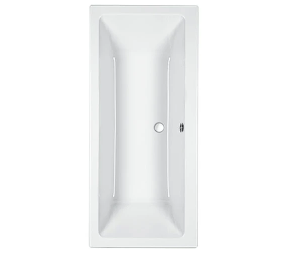 Carron Quantum Double Ended 5mm Deep Acrylic Bath White 1800 X 800mm 2 Carron Quantum Double Ended 5mm Deep Acrylic Bath White 1800 X 800mm - Image 2