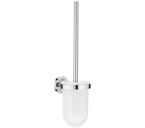 Grohe Essentials Wall Mounted Chrome Toilet Brush Set 2 Grohe Essentials Wall Mounted Chrome Toilet Brush Set - Image 2