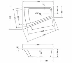 Duravit Paiova Built In Bath With One Backrest Slope -UK Bathroom Products Sales 2024 M 2017 12 25 7 44 26 189