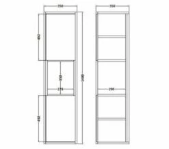 Hudson Reed Coast 350 X 1400mm Tall Boy Unit With Open Shelf 6 Hudson Reed Coast 350 X 1400mm Tall Boy Unit With Open Shelf -UK Bathroom Products Sales 2024 M 2017 2 1 11 7 25 115
