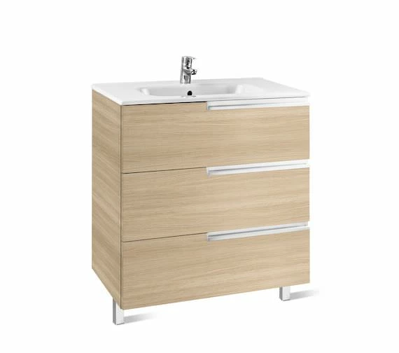 Roca Victoria-N Unik Luxurious 3-Drawer Wall Hung Unit 600mm With Basin 4 Roca Victoria-N Unik Luxurious 3-Drawer Wall Hung Unit 600mm With Basin - Image 4