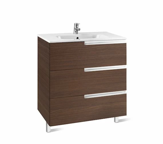 Roca Victoria-N Unik Luxurious 3-Drawer Wall Hung Unit 600mm With Basin 5 Roca Victoria-N Unik Luxurious 3-Drawer Wall Hung Unit 600mm With Basin - Image 5