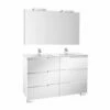 Roca Victoria-N 1200 X 740mm Vanity Unit Pack With Mirror And Spotlights