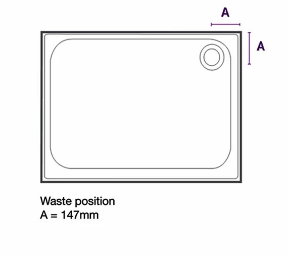 Merlyn Ionic UpStand 760 X 760mm Square Touchstone Shower Tray 3 Merlyn Ionic UpStand 760 X 760mm Square Touchstone Shower Tray - Image 3