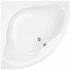 Trojan Laguna Encapsulated Baseboard Corner Bath White