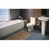 Nuie Modern Vancouver White Small Bathroom Suite