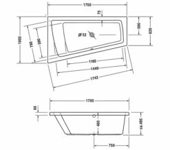 Duravit Paiova Right-Left Built-In Bath With 1 Backrest Slope 13 Duravit Paiova Right-Left Built-In Bath With 1 Backrest Slope -UK Bathroom Products Sales 2024 M 2018 1 1 10 43 42 708