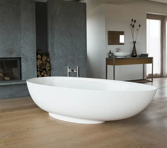 Clearwater Teardrop Grande Clearstone Freestanding Bath 1910 X 820mm 1 Clearwater Teardrop Grande Clearstone Freestanding Bath 1910 X 820mm