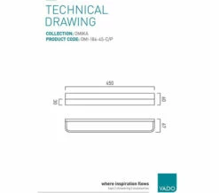 Vado Omika Chrome Towel Rail 9 Vado Omika Chrome Towel Rail -UK Bathroom Products Sales 2024 M 2018 10 2 10 35 39 769