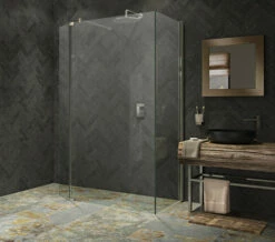 Kudos Ultimate 1952mm High Flat 10mm Glass Shower Panel