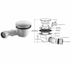 Just Trays JTFusion Quadrant Flat Top Shower Tray With Waste -UK Bathroom Products Sales 2024 M 2018 10 5 10 14 36 236