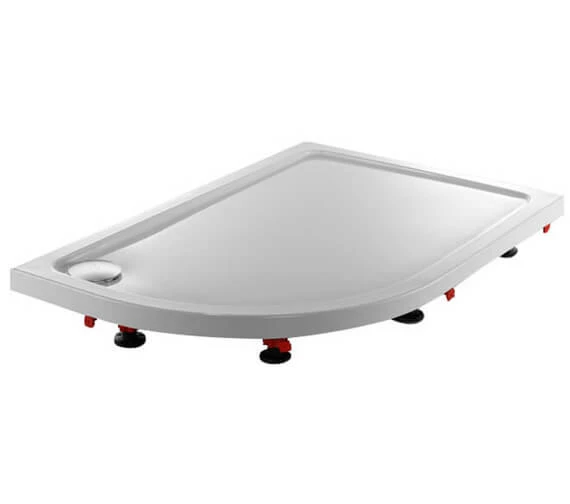 Just Trays JTFusion Offset Quadrant Flat Top Shower Tray With Waste 4 Just Trays JTFusion Offset Quadrant Flat Top Shower Tray With Waste - Image 4