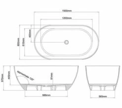 Clearwater Formoso Petite ClearStone Freestanding Bath 1500 X 800mm 6 Clearwater Formoso Petite ClearStone Freestanding Bath 1500 X 800mm -UK Bathroom Products Sales 2024 M 2018 2 26 7 5 59 181