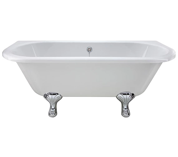 Bayswater Courtnell 1700mm White Double Ended Back To Wall Freestanding Bath 3 Bayswater Courtnell 1700mm White Double Ended Back To Wall Freestanding Bath - Image 3