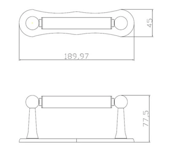 Hudson Reed Traditional Toilet Roll Holder Chrome 3 Hudson Reed Traditional Toilet Roll Holder Chrome - Image 3