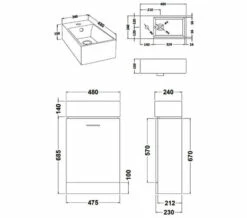Nuie Mayford Cloakroom 480mm Gloss White Floor Standing Cabinet With Basin 5 Nuie Mayford Cloakroom 480mm Gloss White Floor Standing Cabinet With Basin -UK Bathroom Products Sales 2024 M 2018 4 7 12 22 34 698