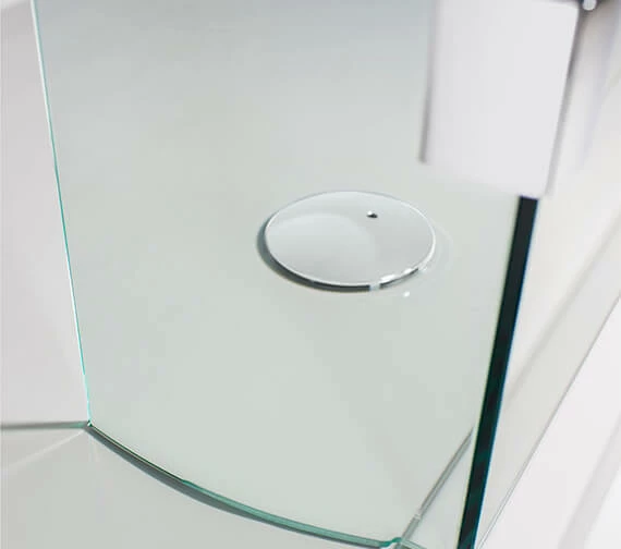 Crosswater Design Plus Silver Finish Double Sided Walk In Enclosure 1400 X 900mm 4 Crosswater Design Plus Silver Finish Double Sided Walk In Enclosure 1400 X 900mm - Image 4