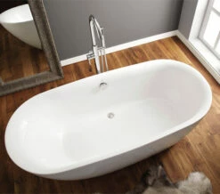 April Cayton Contemporary White Freestanding Oval Shaped Bath -UK Bathroom Products Sales 2024 M 2018 5 30 8 16 0 304