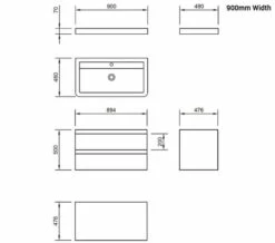 IMEX Flite White Wall Hung Double Drawer Unit And Basin 600mm 12 IMEX Flite White Wall Hung Double Drawer Unit And Basin 600mm -UK Bathroom Products Sales 2024 M 2018 6 13 11 1 41 491